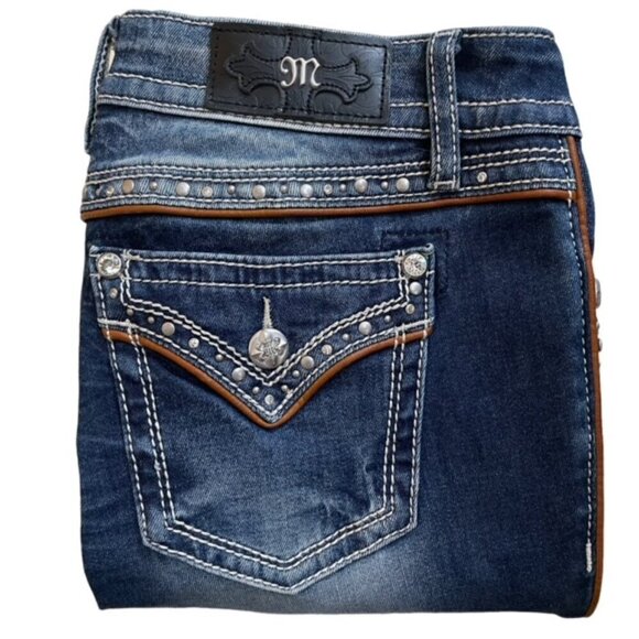 Miss Me Denim - MISS ME Chloe Embellished Bootcut Jeans - Size 28